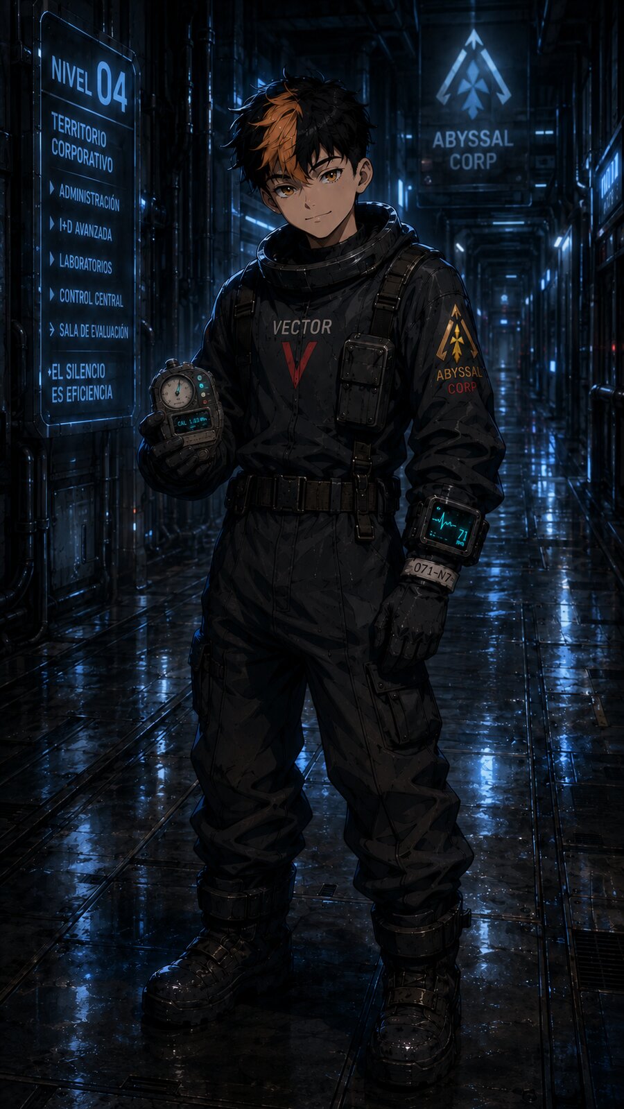 Eco con traje Vector en Nivel 04