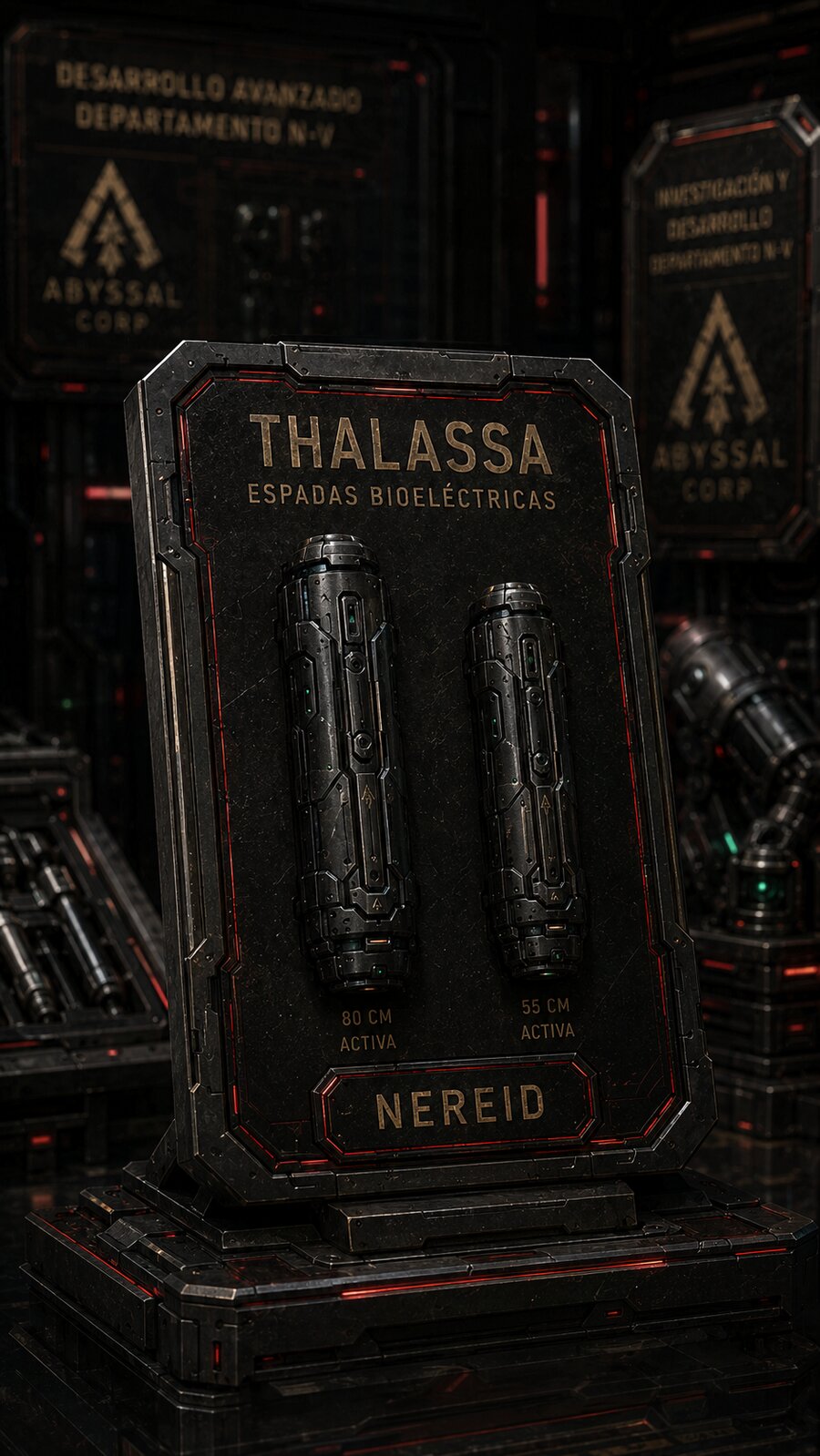 Thalassa - Espadas bioeléctricas Nereid